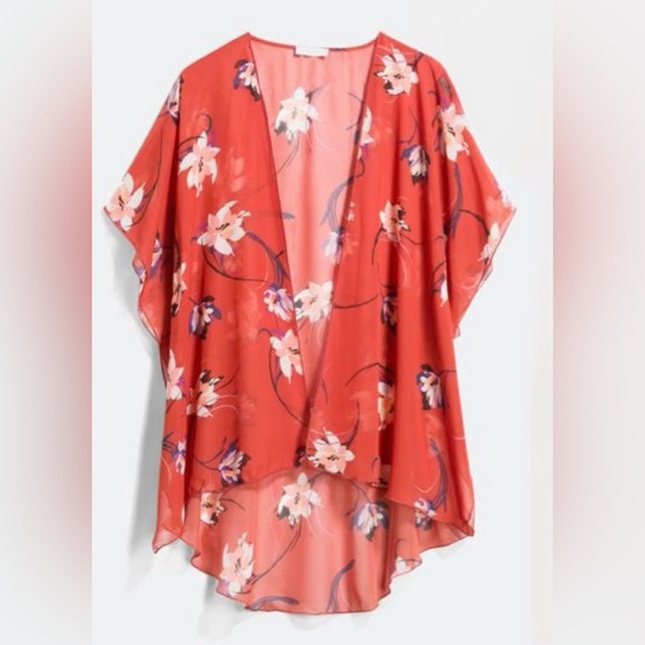 EUC Emory Park Caley Floral Kimono - Picture 1 of 2